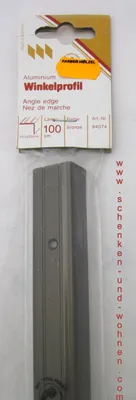Produktbild von Winkelprofill Bodenprofil bronze dunkel 24,5x20mmx100 cm