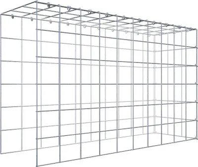 Produktbild von Anbaugabione Typ 4 100 cm x 60 cm x 30 cm (L x H x T), Maschenweite 10 cm x 10 cm, C-Ring