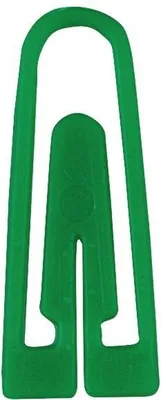 Produktbild von Alco Briefklammer Plastik 26mm dunkelgrün 100 Stück