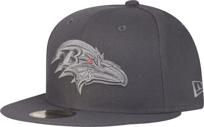 Produktbild von New Era -NFL- Baltimore Ravens Grey Collection 59Fifty Basecap Grau 7 1/4