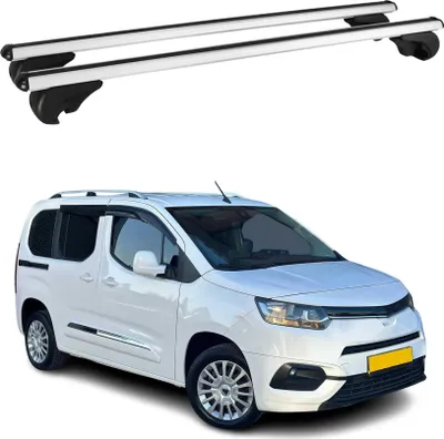Produktbild von Dachträger Grundtäger für Toyota Proace City 2019-2025 75kg Alu Grau 2 tlg