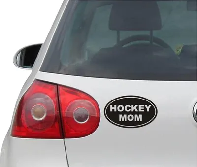 Produktbild von Aufkleber / Autoaufkleber - JDM - Die cut - HOCKEY MOM - Folie Auto Decal Sticker - schwarz - 139mmx88mm