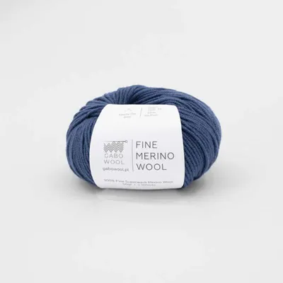 Produktbild von Gabo Wolle 100%, Waschmaschinenfest, Elastisch, Blau 50g, Weich