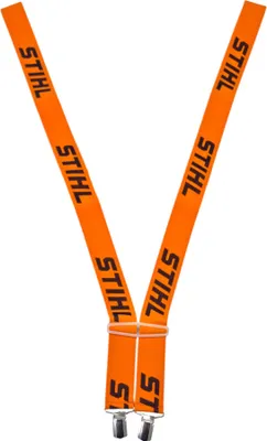 Zdjęcie produktu dla Szelki Stihl z klipsami 110 cm, szerokość 4 cm Metalowe klipsy do spodni