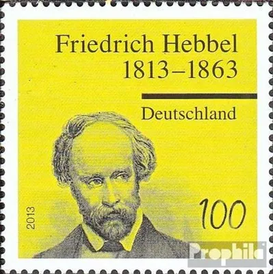 Produktbild von Briefmarken BRD (BR.Deutschland) 2013 Mi 2990 (kompl.Ausg.) gestempelt Friedrich von Hebbel