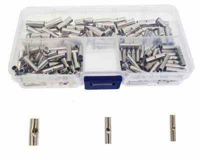 200 Stk. unisolierte Stoßverbinder, Crimp-Kabelschuhe, 3 Größen