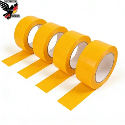 Produktbild von Neunx 4x Klebeband Paketklebeband Packband Paketband Kleber PP 50 mm x 66 m Paket Band für Päckchen Kartons Verpackung Gelb Braun- 4 Rollen