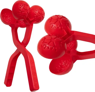 Produktbild von Snowball-Maker – Doppel-Schneeballformer, Rot