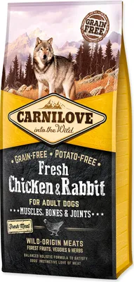Produktbild von Carnilove Dog Fresh 12kg Huhn & Kaninchen