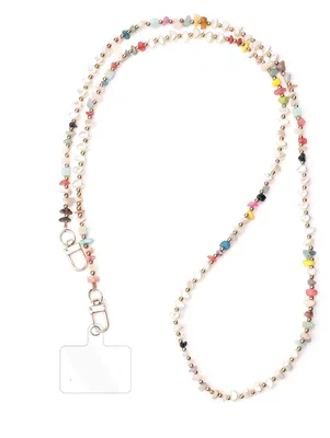 Imagen del producto de Cadena para teléfono móvil con colgador de piedra natural, universal, 1 unidad, para teléfonos inteligentes