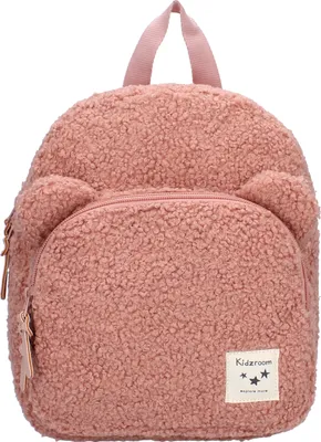 Image de Vadobag Sac à dos Porto Beary Excited en tissu Teddy avec des oreilles d'ours Pink One Size