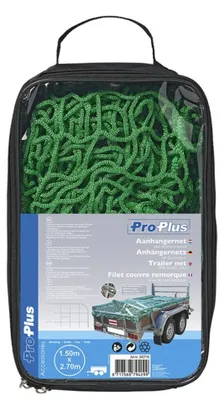 Produktbild von Pro Plus Anhangernetz - grun - 150 x 270 cm
