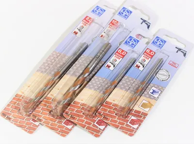 Immagine prodotto di LUX Set di punte per tutti gli usi Punta per lamiera da 4 pezzi Punta per legno Punta per muratura Punta multiuso