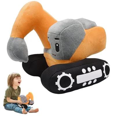 Obrázek produktu pro Plyšová hračka bagru, výška 26 cm