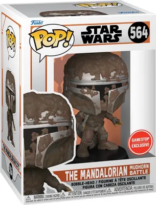 Produktbild von Star Wars - The Mandalorian Mudhorn Battle 564 Exclusive - Funko Pop! - Vinyl Figur