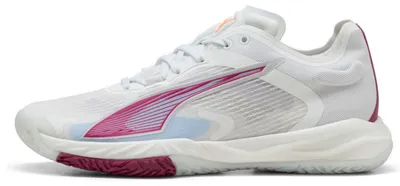 Produktbild von Puma PUMA Handballschuhe Accelerate NITRO SQD W Weiß | Berry Weiß 4,5