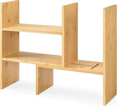 Zdjęcie produktu dla Drewniany organizer na biurko – półka do kuchni