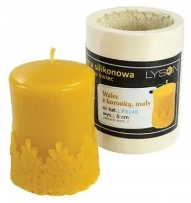 Produktbild von Łysoń Silikonform Kerze Kleiner Zylinder Spitze