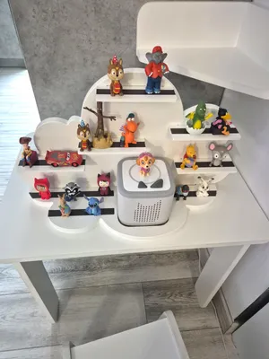Produktbild von Ausstellungsständer / Regale für Audiofiguren Toniebox 2 - Wolke auf einem Sockel