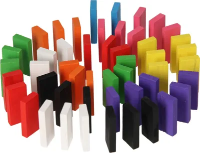 Image de Dominos en bois, 50 pièces.