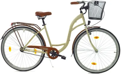 Produktbild von 28 Zoll Damen Mädchen City Fahrrad Bike Rad STVO Reflex Beige 1 Gang