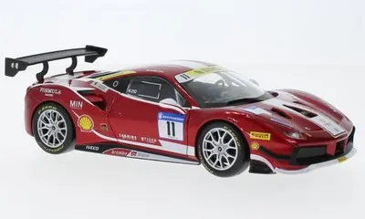 Produktbild von Bburago BBU18-26308RED - 1/24 - Ferrari 488 Challenge #11 - Neu