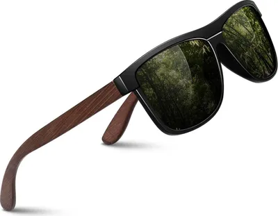Produktbild von CGID Holz Polarisierte Sonnenbrille UV400 CAT 3 Herren Damen Uni
