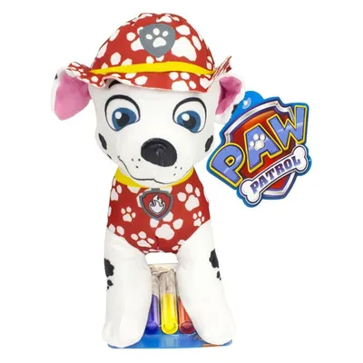 Image de Peinture de patrouille Paw Jouet câlin avec marqueurs - Marshall