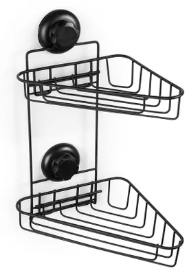 Produktbild von Compactor BESTLOCK BLACK Doppel-Eckregale - XL, Rost- und Wasserdicht, Einfache