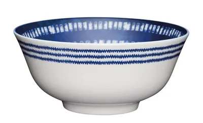 Produktbild von schale 15,5 x 7,5 cm Keramik navy/weiß