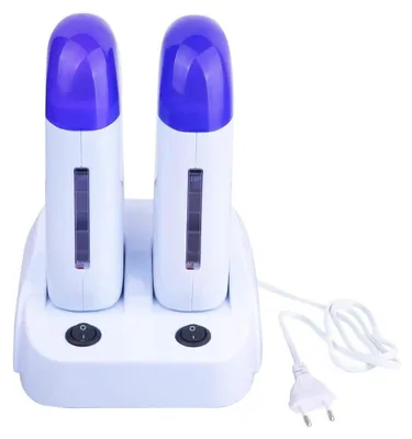 Immagine prodotto di Scaldacera doppio - 40 W per rullo - Con base - 2 impugnature