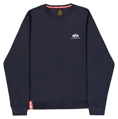 Produktbild von Alpha Industries Basic Sweater Small Logo Sweatshirt für Herren Rep.Blue