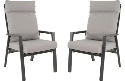 Produktbild von Lesli Living Comfort-Hochlehner-Stapelsessel im 2er-Set Malik