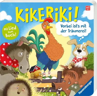 Obrázok produktu pre Ravensburger Buch Pappbilderbuch Vorlesen Kikeriki! Vorbei ist's mit der Träumerei! 42068