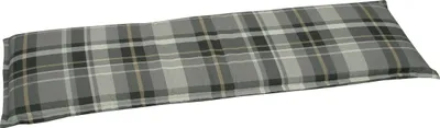 Produktbild von GO-DE Textil, Bank-Auflage 148cm, Karo grau, 19230-12
