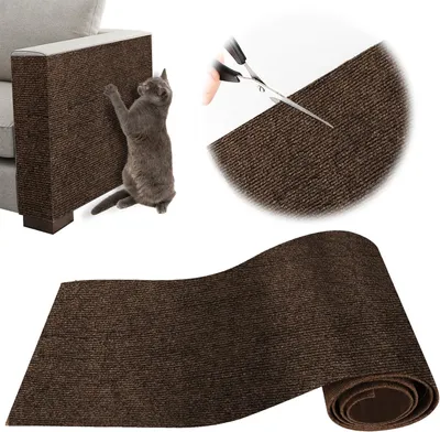 Produktbild von Kratzschutz für Katzen, selbstklebend, 100 x 30 cm, zuschneidbar, für Möbel und Wände