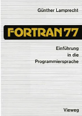 Obrázek produktu pro Einführung in die Programmiersprache FORTRAN 77
