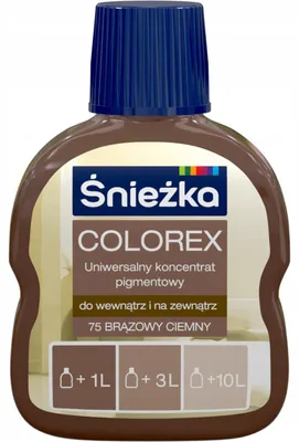 Produktbild von Farbpigment Konzentrat Dunkelbraun Matt 100 ml zum Abtönen von Wandfarbe & Lack