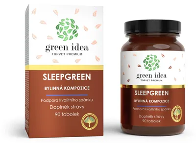 Obrázek produktu pro Sleepgreen – bylinný doplněk stravy pro podporu spánku, 60 tobolek