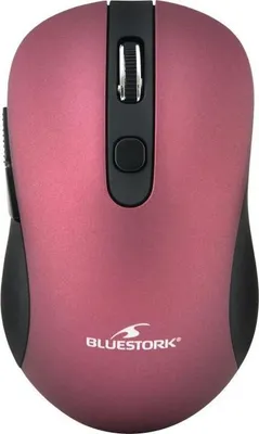 Obrázok produktu pre Bezdrôtová myš BLUESTORK OFFICE 60, kompatibilná s PC/MAC, 6 tlačidiel, metalická fialová