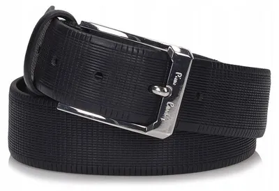 Image de Pierre Cardin Ceinture Homme 8005 Cuir Boucle Logo Marine