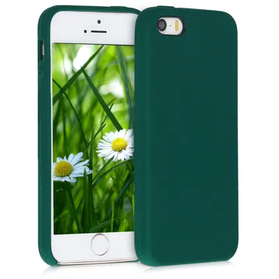 Produktbild von kwmobile Hülle kompatibel mit Apple iPhone SE (1.Gen 2016) / iPhone 5 / iPhone 5S Hülle - Silikon Handy Case - Handyhülle weiche Oberfläche -