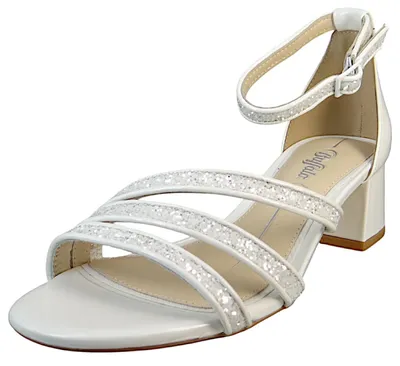 Produktbild von Buffalo Damen Komfort Sandalen Lucy Glam Hochzeit 1291638 Weiß