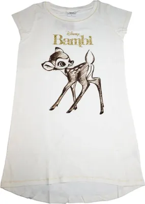 Produktbild von Disney Bambi Damen kurzarm Schlafshirt Nachthemd – Bunt / S