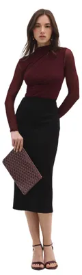 Produktbild von Langärmeliger Body, Burgundy, S