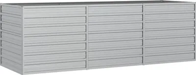 Produktbild von Garten-Hochbeet 240x80x77 cm Verzinkter Stahl Silbern
