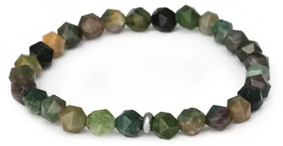 Produktbild von Achat-Perlenarmband MINK152/17