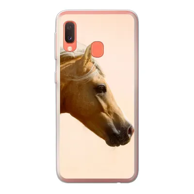 Produktbild von MuchoWow® Handyhülle Schutzhülle Hülle für Samsung Galaxy A20e Pferd - Licht - Luft Silikon Softcase Handy Hülle - Abdeckung
