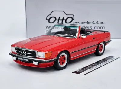 Produktbild von Mercedes-Benz R107 500 SL AMG (1986) Rot - OttOmobile 1:18