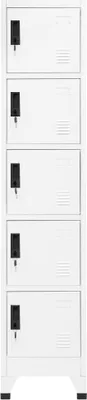 Immagine prodotto di vidaXL Armadietto bianco 38x40x180 cm in acciaio